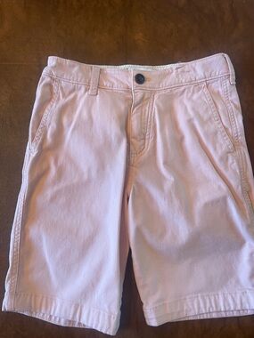 abercrombie kids Cream and Light Pink Shorts